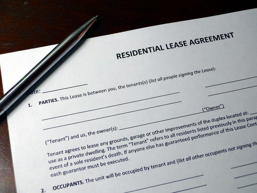 Sample rental agreement for California.